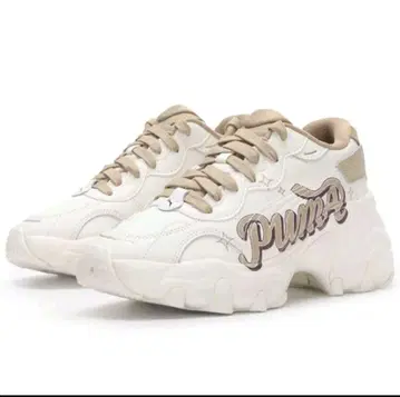 Puma 통굽 스니커즈 화이트/베이지 EUR 39