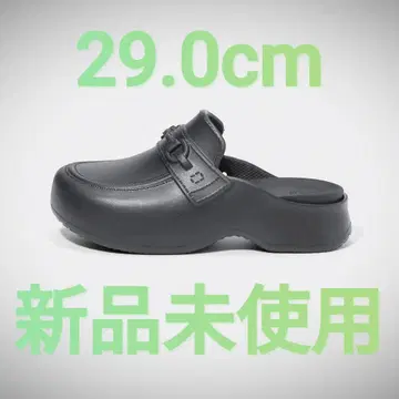 GU x rokh 로퍼 클로그 샌들 블랙