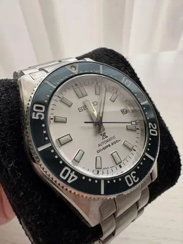 SEIKO SBDC139 오토매틱 시계 실버/화이트