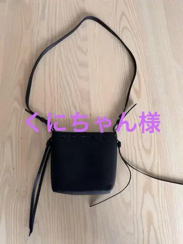 theory 띠어리 프린지 백 숄더백 블랙 가죽