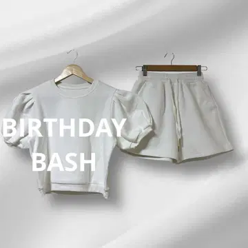 BIRTHDAY BASH PUFF SLEEVE SHORT SETUP