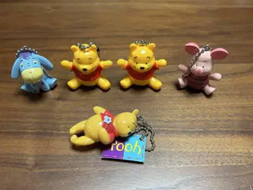 디즈니 곰돌이 푸 캐릭터 키링 5개 세트