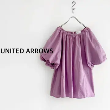 UNITED ARROWS 래글런 퍼프 슬리브 블라우스