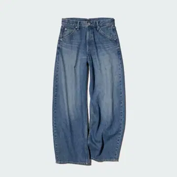 UNIQLO 배기 커브 청바지 BLUE 사이즈 27