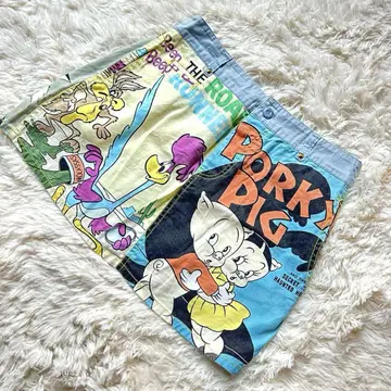 LOONEYTUNES 하이픈 콜라보 스커트 사다리꼴 루니툰