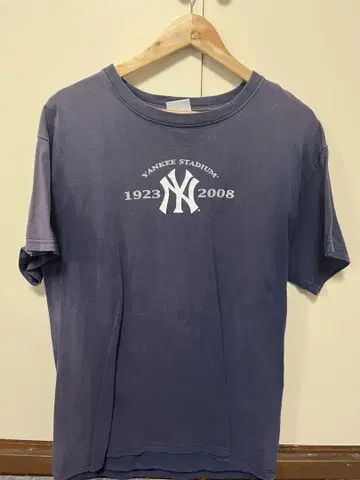 Majestic Yankee Stadium 티셔츠 L 네이비
