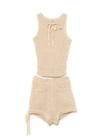 ANDMARY Meow 리본 셋업 beige