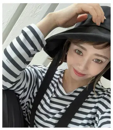 미사용 새상품 아키론 x donoban UV 린넨 와이드 브림 햇