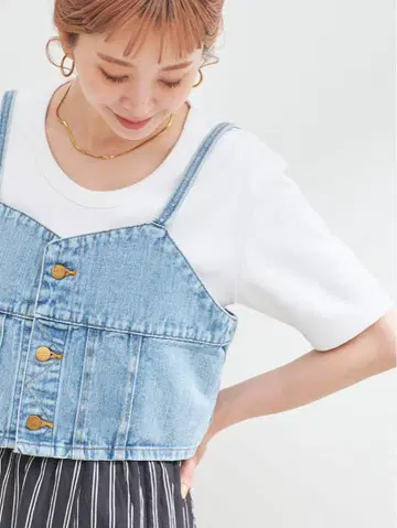B.C STOCK 워셔블 / 접촉 냉감 / 플라이스 U넥 TEE