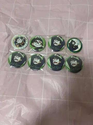 도망 잘 치는 도련님 카자마 겐바 캔뱃지 8점