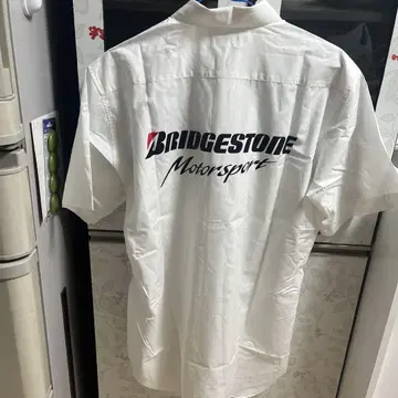 BRIDGESTONE Motorsport 반팔 셔츠 M 화이트