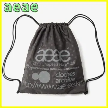 aeae WEB LOGO DOT GYM SACK 백팩 백팩