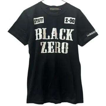 BLACK ZERO 격투기 mma 브레이킹 다운 T셔츠 반팔 스트릿
