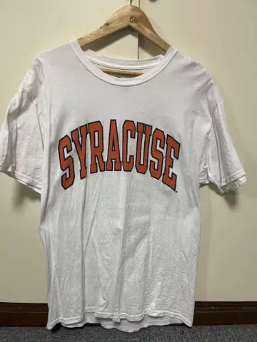 Champion Syracuse 티셔츠 L 사이즈 화이트