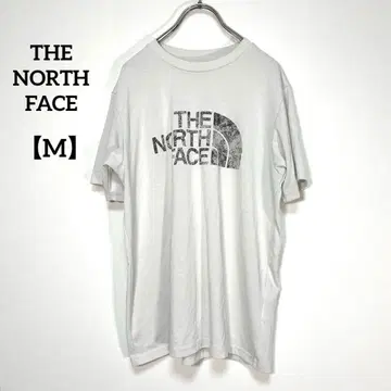 THE NORTH FACE [ M ] 프린트 티셔츠 브랜드 로고 티셔츠
