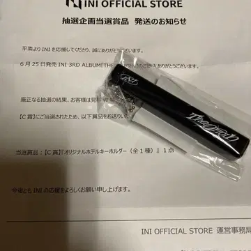 INI THE ORIGIN 오리지널 호텔 키링