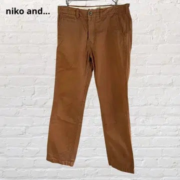 niko and - 니코앤드 캐주얼 팬츠 치노 팬츠 L 브라운