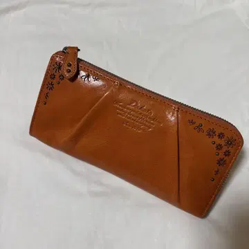 Dabor 브라운 가죽 장지갑