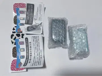 미니어처 정말로 녹음 재생! 그리운 폴더폰 마스코트 핑크 가챠