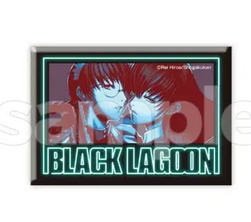 BLACK LAGOON DMM 스크래치 E상 스퀘어 캔뱃지 E 로베르타