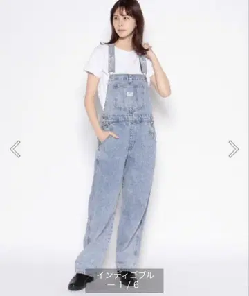 LEVI'S 인디고 블루 데님 살로펫