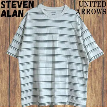 steven alan 애로우즈 크루넥 보더 티셔츠 L 일본제