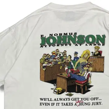 90's/JOHNSON/ 싱글 스티치 / XL/화이트