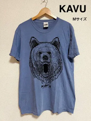 KAVU 곰 그래픽 티셔츠 M 사이즈