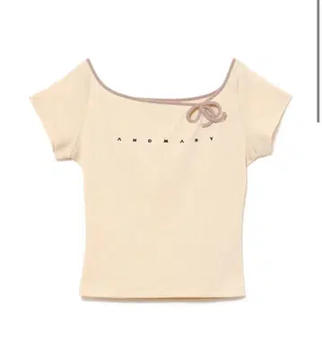 andmary Baby ribbon tops ivory