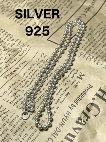 실버 925 볼 체인 SILVER 스털링 실버 40cm 3mm s키