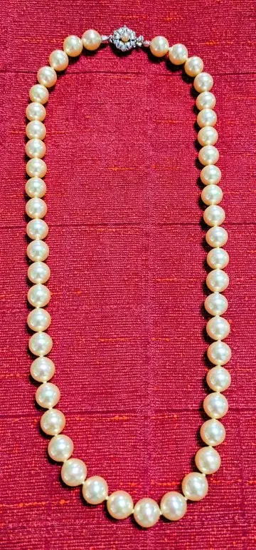 MAJORICA 펄 9mm 목걸이 23cm
