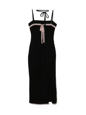 ANDMARY Della ribbon dress black