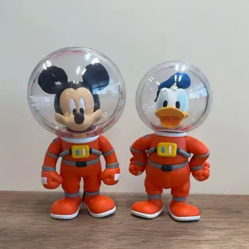 URDU 미키 도날드 우주복 피규어 오렌지