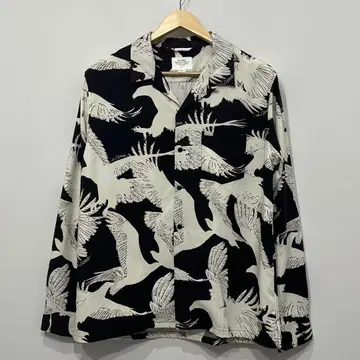 클라이미 21 AW EAGLE 레이온 오픈 카라 셔츠 L