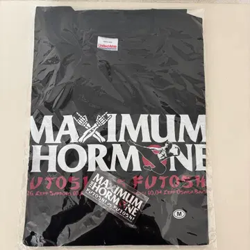 맥시멈 더 호르몬 티셔츠 M 사이즈 vs 타월 CD Proof