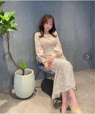 eimy istoire 새틴 도킹 머메이드 원피스