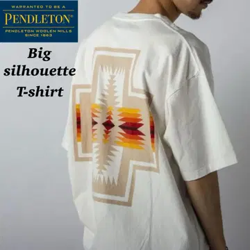 PENDLETON Back Print S/S 티 네이티브 무늬 티셔츠