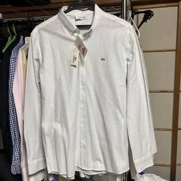 LACOSTE 슬림 핏 긴팔 셔츠 사이즈 4