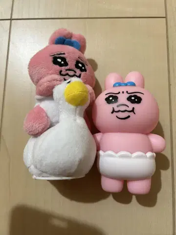 빤쮸토끼 태엽 봉제 인형 훼미리마트 한정판