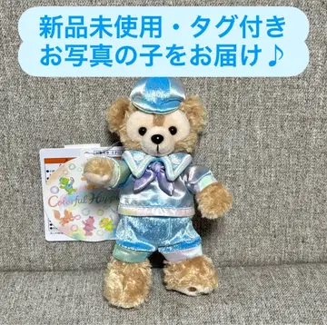 도쿄디즈니씨 컬러풀 해피니스 더피 인형 배지