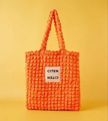 시텐 CITEN 팝콘 토트백 오렌지