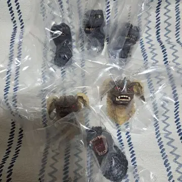 제일복권 고질라 몬스터 헤드 마그넷 3종 6점
