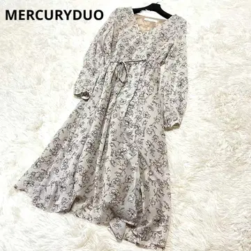 컨디션 최상 MERCURYDUO 원피스 프리 사이즈 꽃무늬
