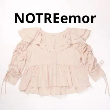 NOTREemor 프릴 디자인 블라우스