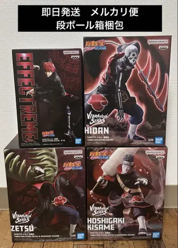 4개 세트 NARUTO 제츠, 오니상어, 전갈, 히단 피규어