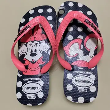 havaianas 미니 마우스 샌들 33/34 (22cm)