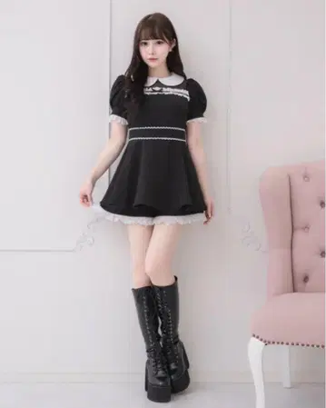 코튼 프릴 도리 셋업