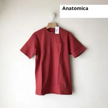 [새 상품] Anatomica 포켓 티셔츠 M 포케T 아나토미카 빨간색