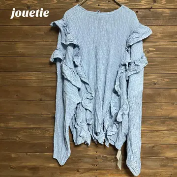 [쥬에티] jouetie 미사용 새상품 프릴 긴팔 상의 블라우스 M