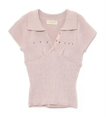 당일 발송 핑크 Lindsay logo tops andmary